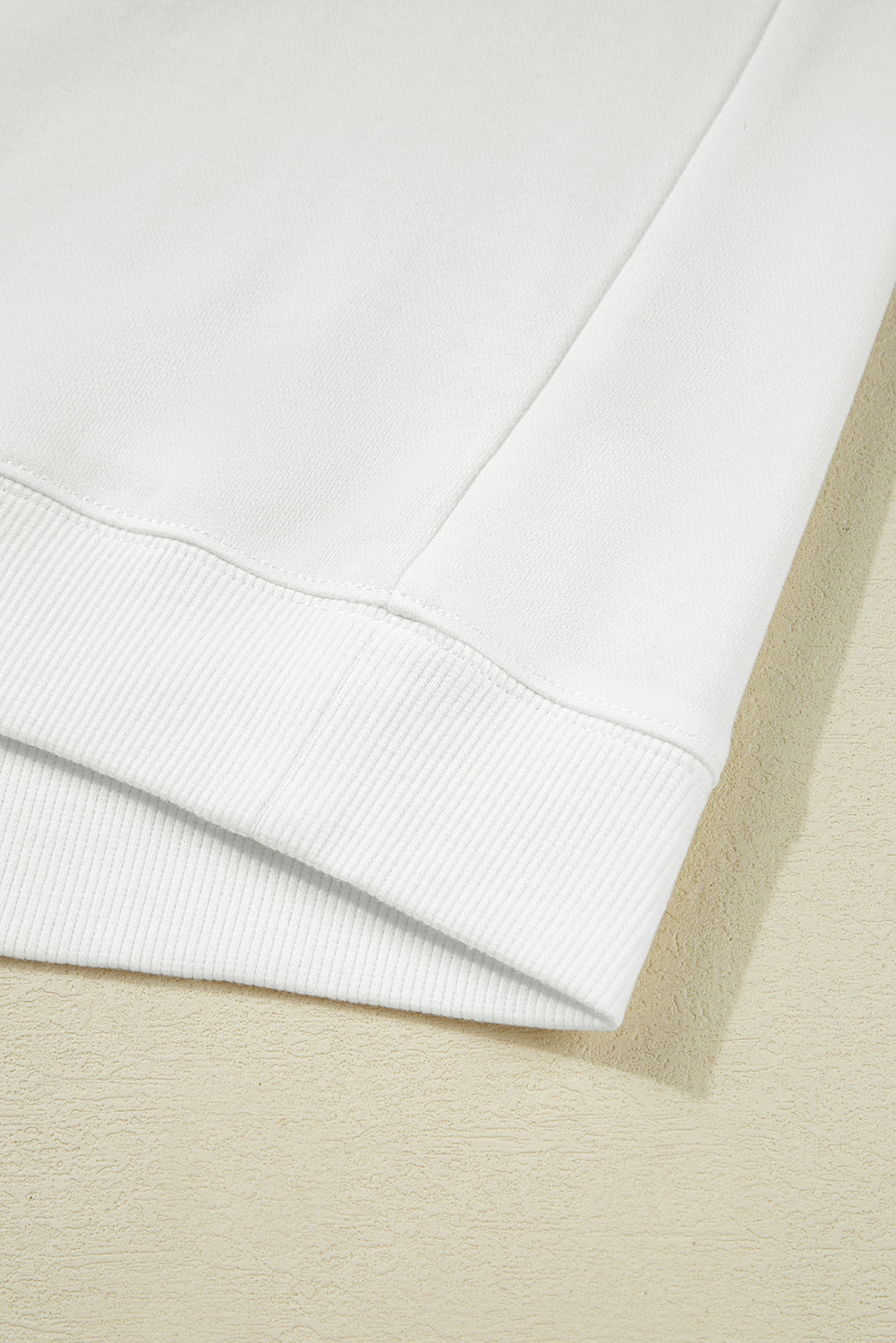 White Floral Ruffle Balloon Sleeve Patchwork Loose Blouse