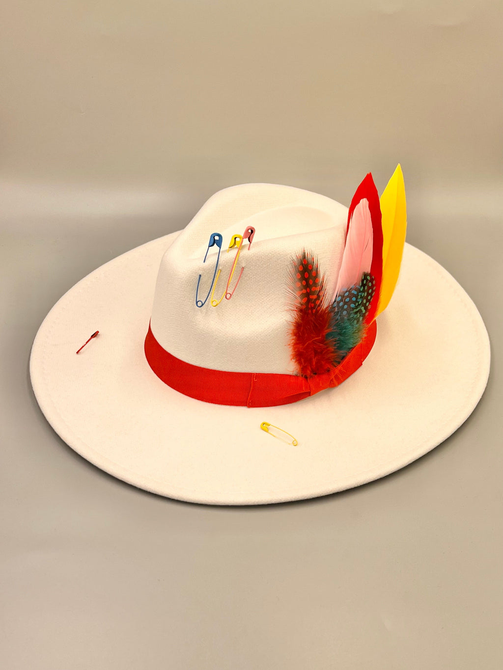 Luxury  Bow Tie Fedora Hat -Prism-2