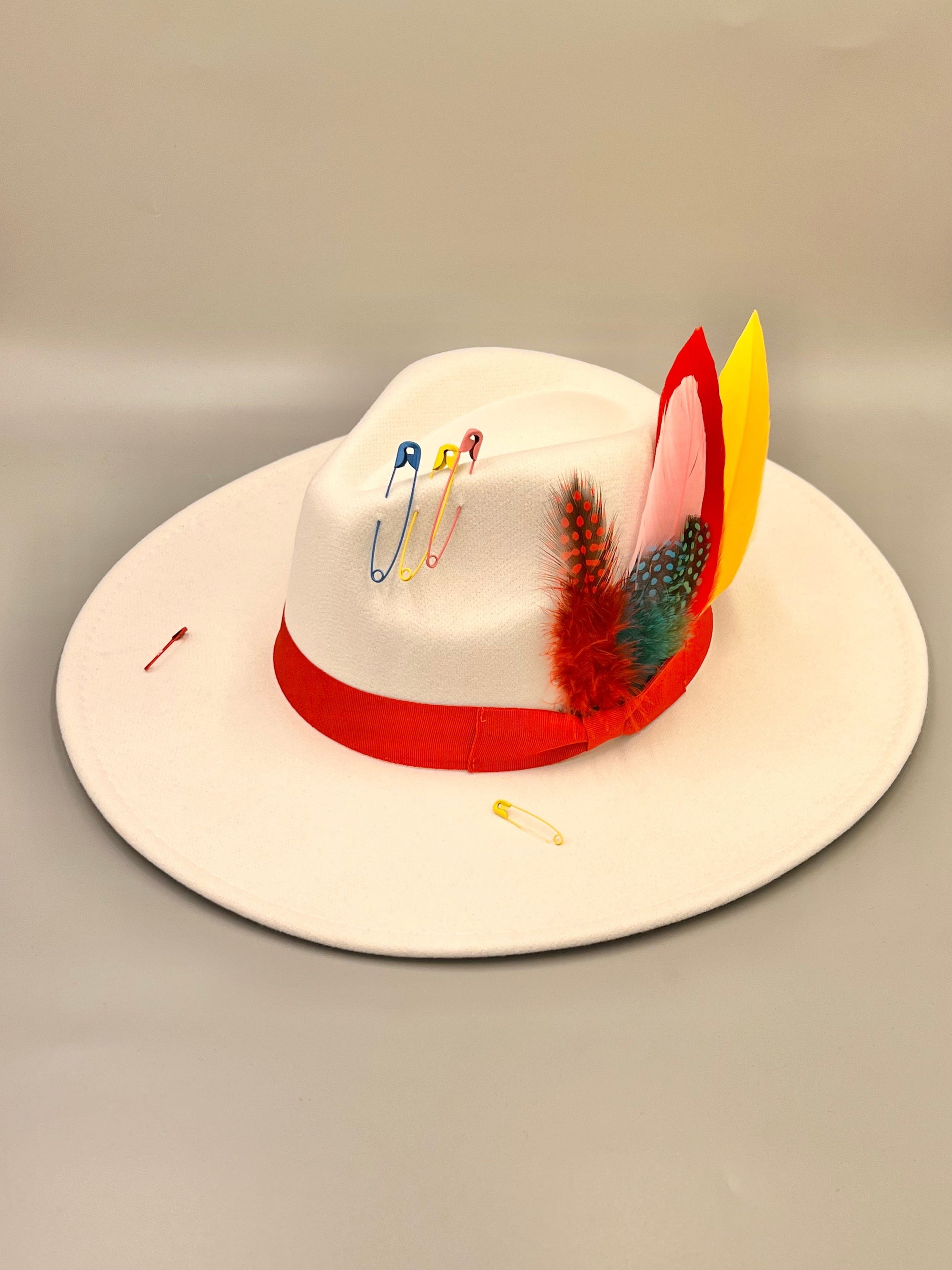 Luxury  Bow Tie Fedora Hat -Prism-2