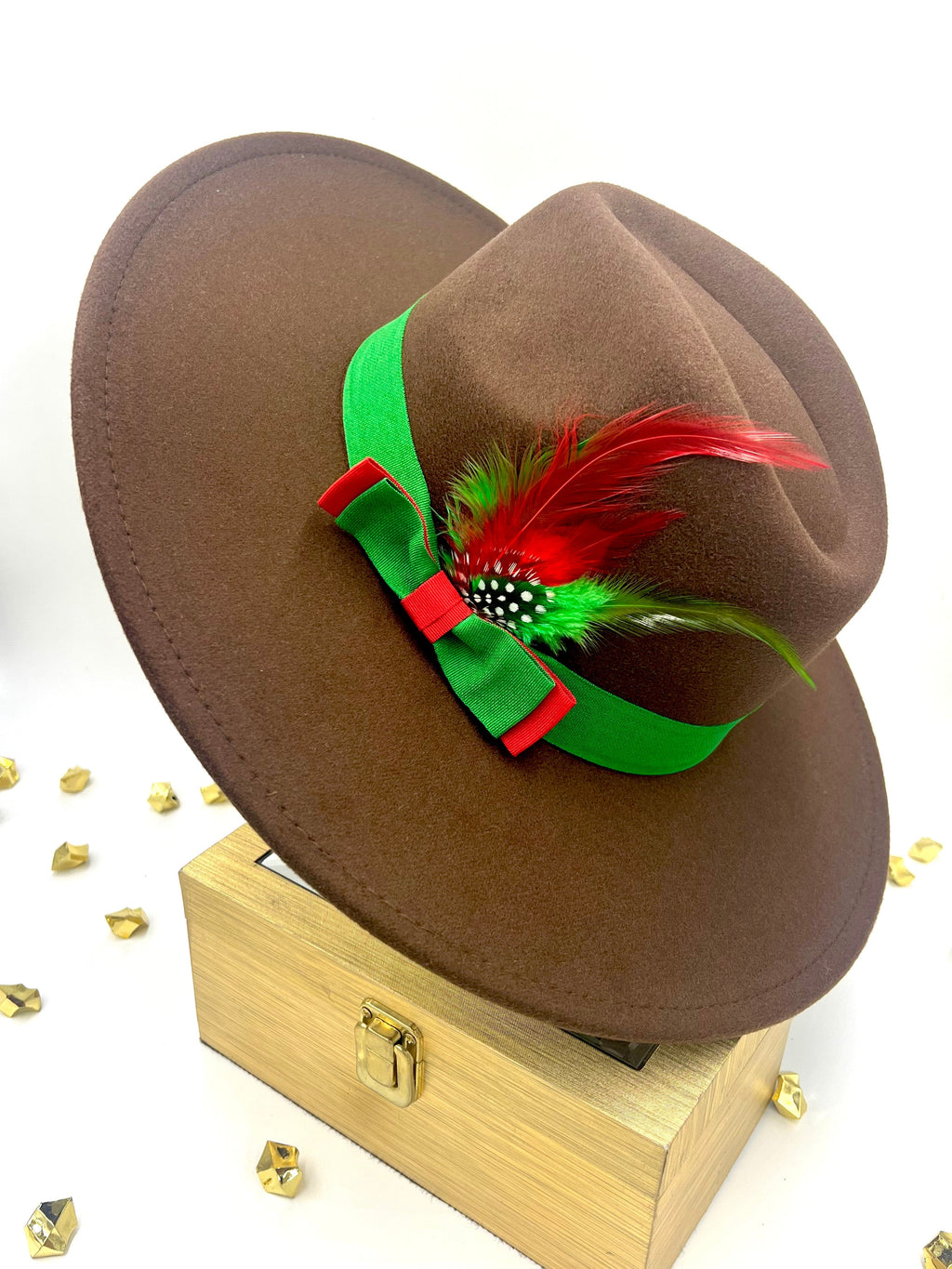 Luxury Fedora Hat-Coffee-0