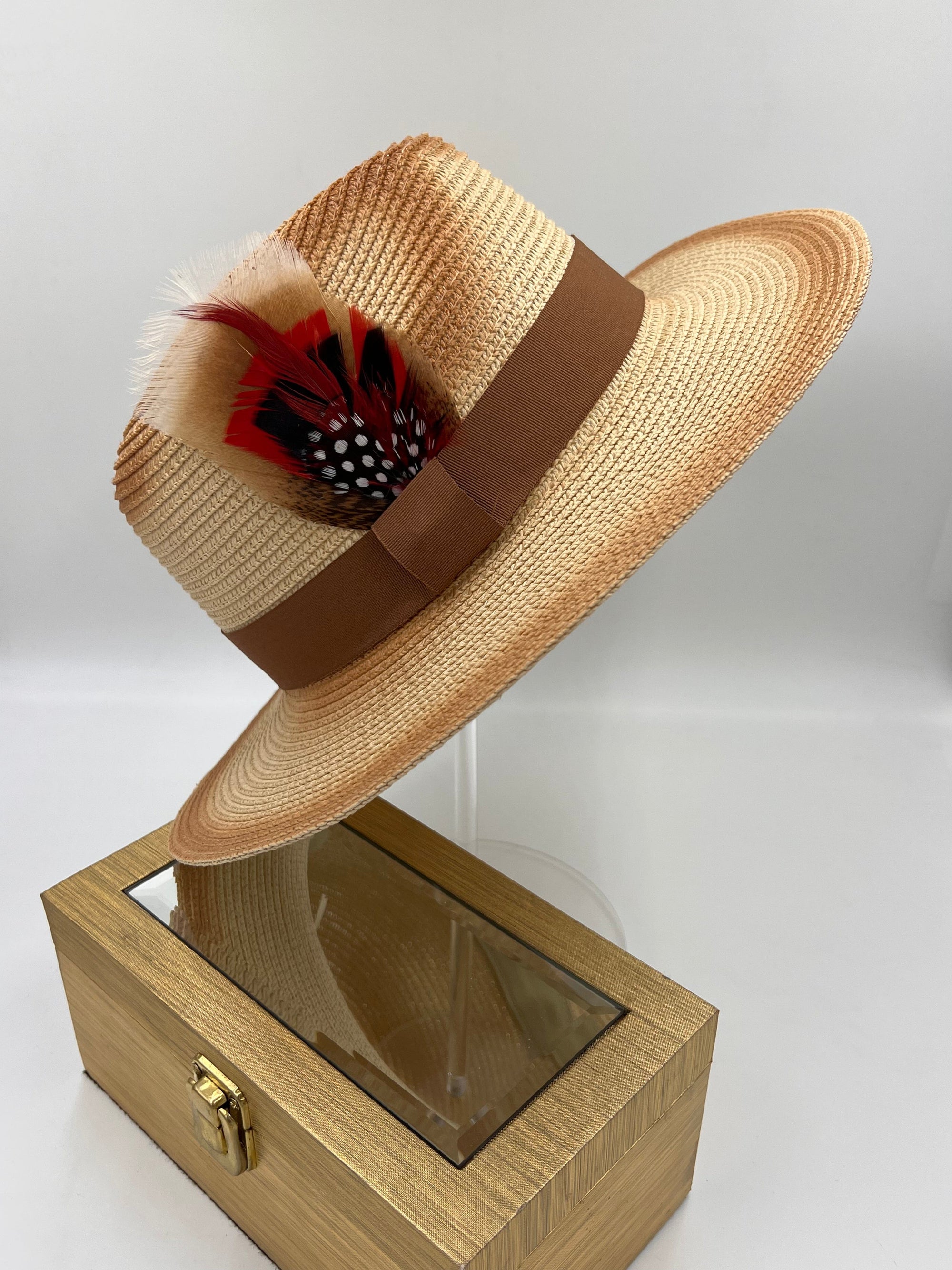 Luxury Rustic Fedora-Carmel-1