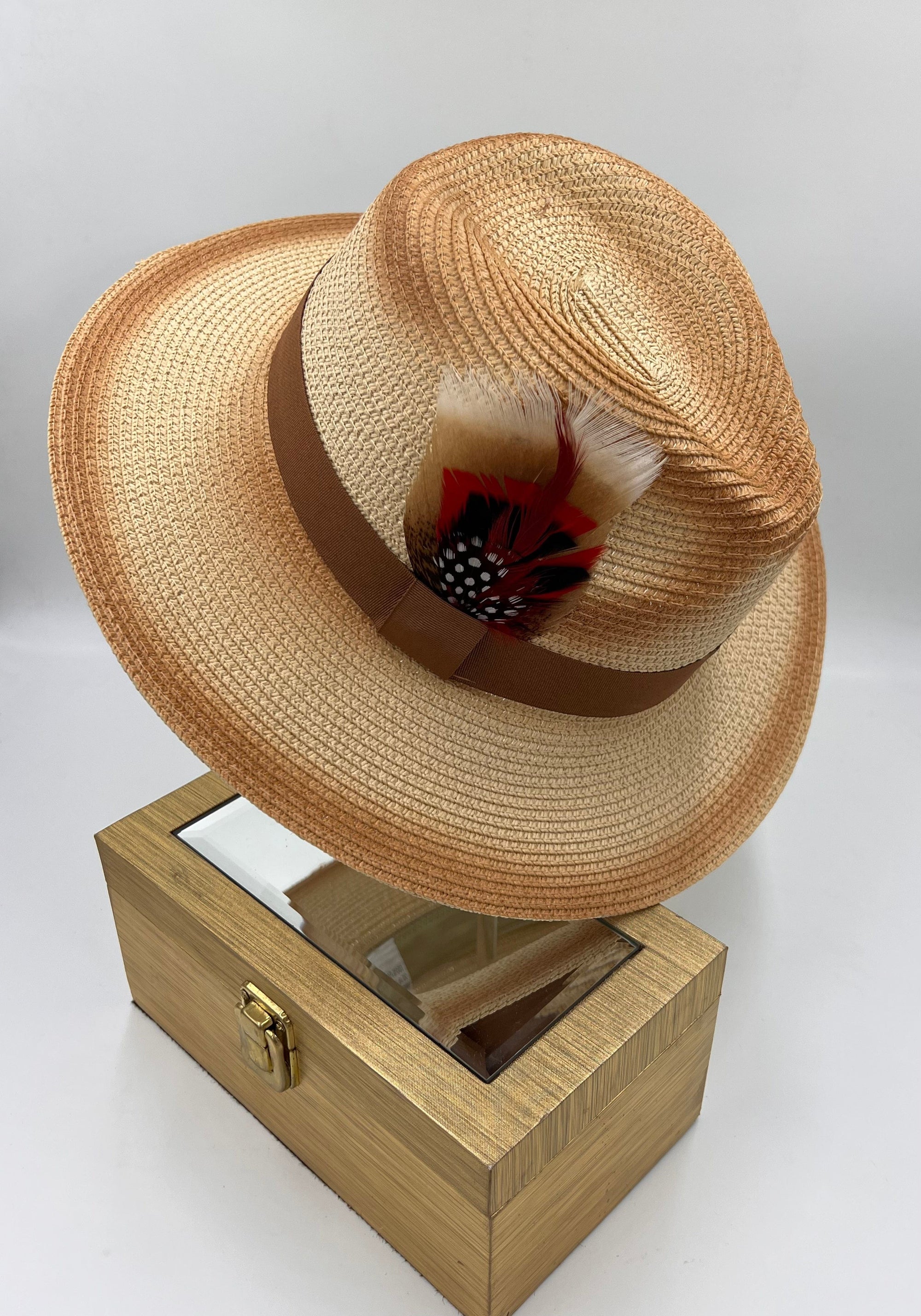 Luxury Rustic Fedora-Carmel-0