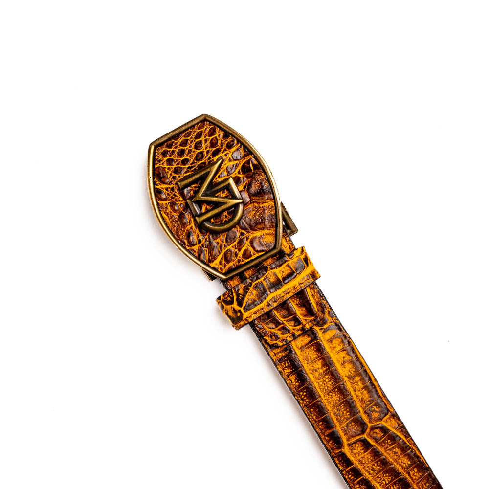 Iowa Belt Mustard / Brown