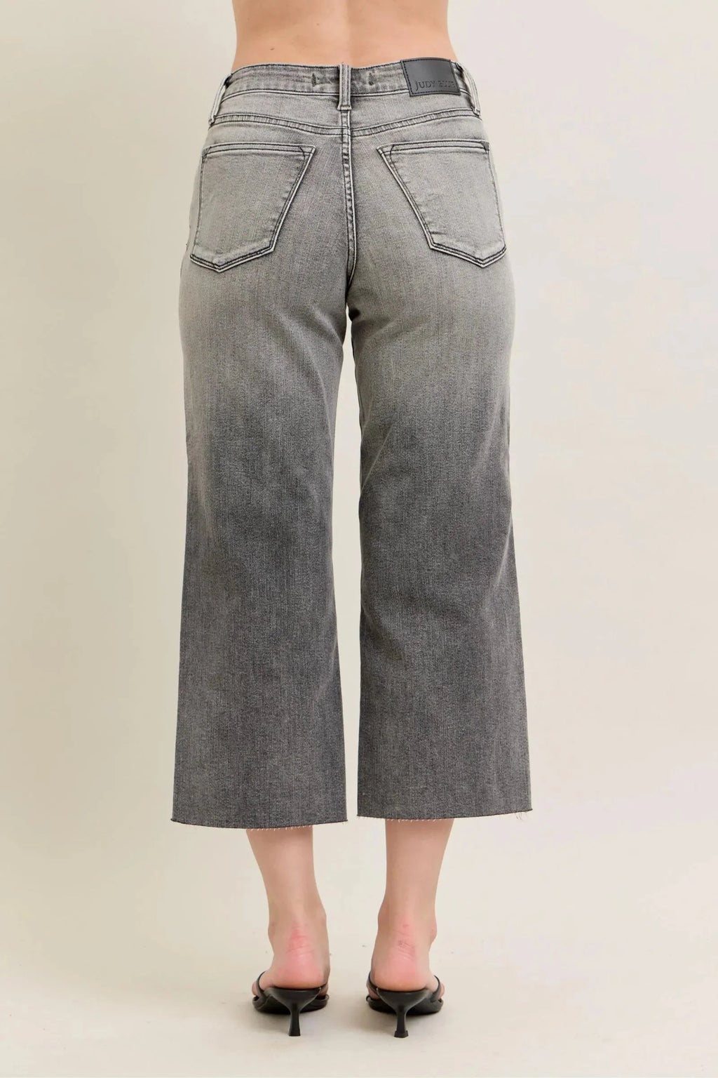 Judy Blue Full Size Wide Leg Capris Jeans Plus Size-2