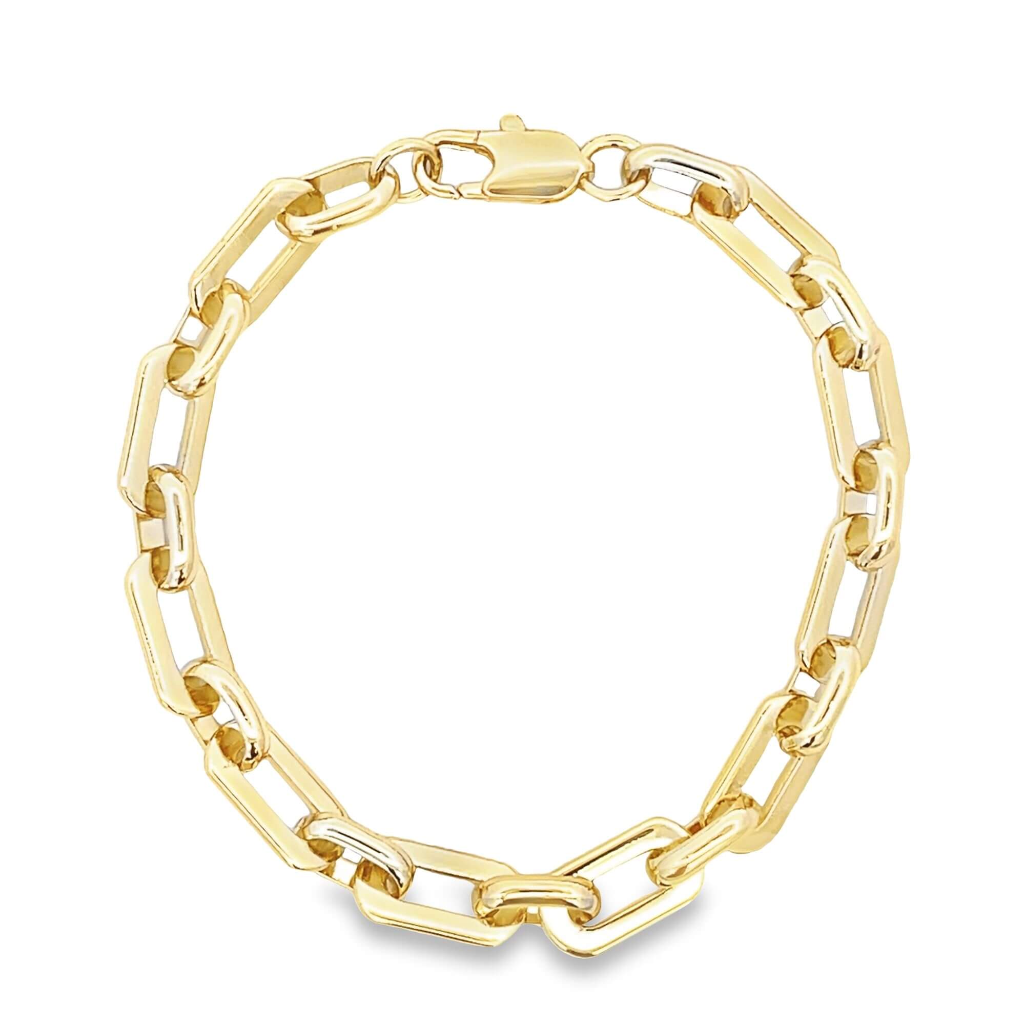 Paperclip Cable Link Bracelet (F268/I133A)-0