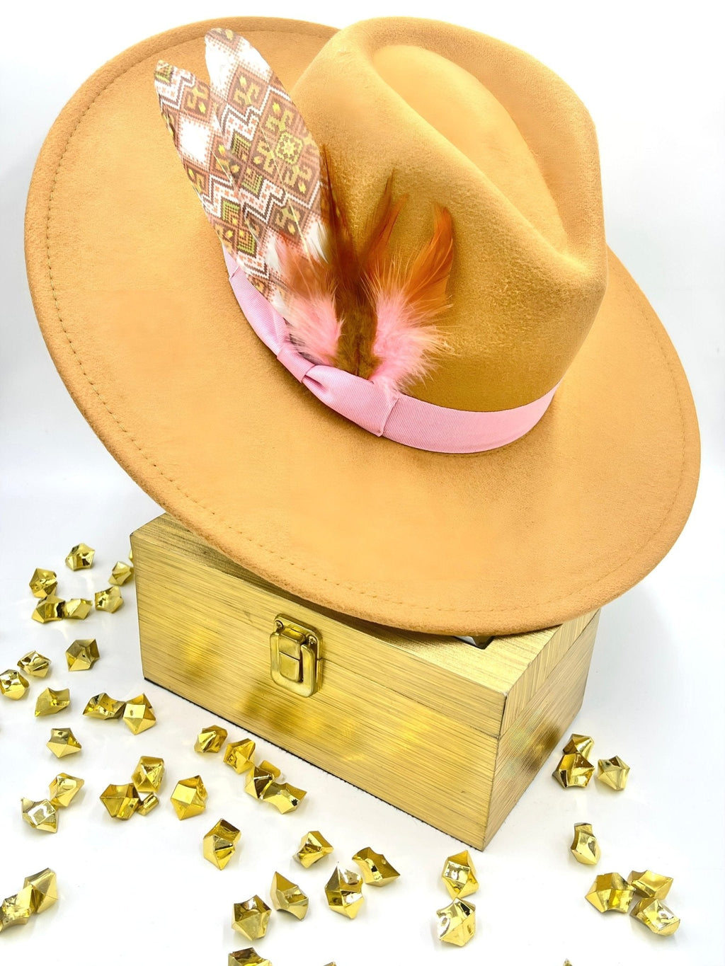 Luxury Bow tie Fedora Hat -Geo-0