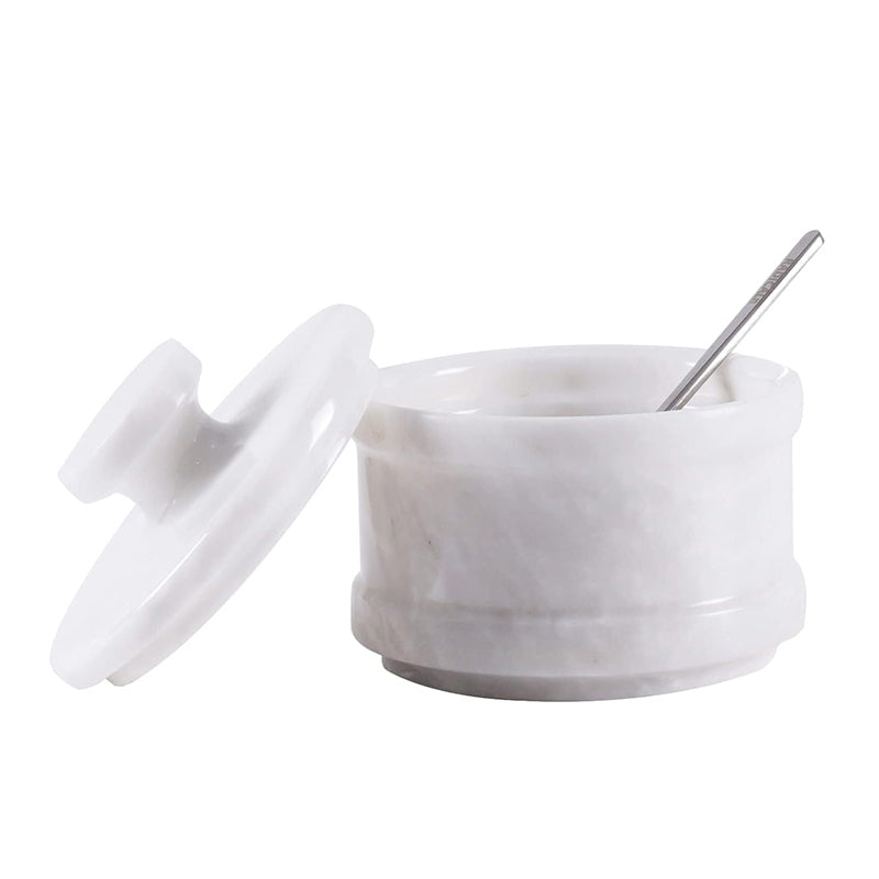 Salt Cellar with Lid and Spoon Included – Ideal for Salt, Sugar, Spices