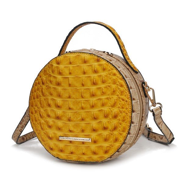 MKF Ynnari Croc-Embossed Crossbody Bag by Mia K.-10