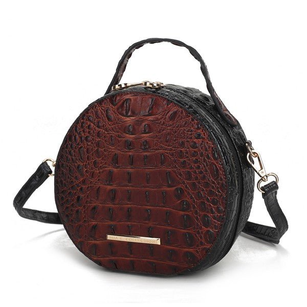 MKF Ynnari Croc-Embossed Crossbody Bag by Mia K.-3