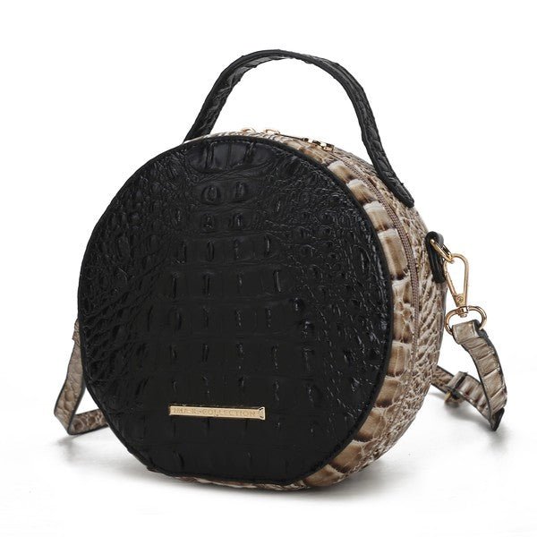 MKF Ynnari Croc-Embossed Crossbody Bag by Mia K.-2
