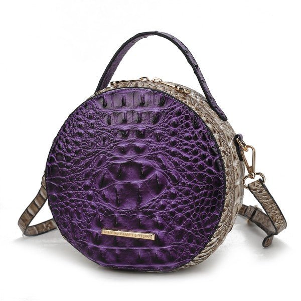 MKF Ynnari Croc-Embossed Crossbody Bag by Mia K.-8