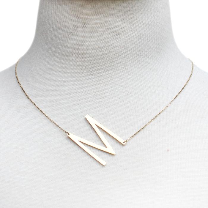 Monogram Collection Initial Necklace-10
