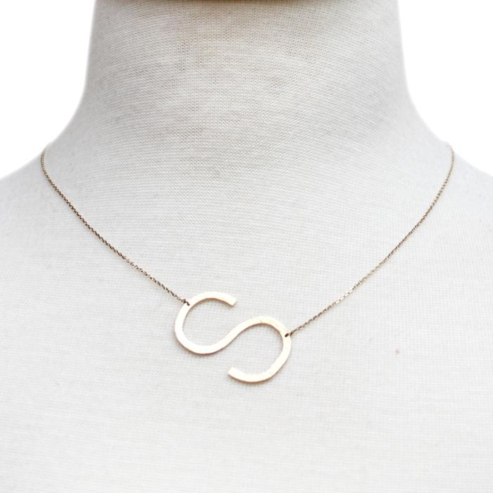 Monogram Collection Initial Necklace-12