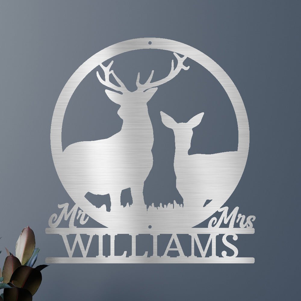 Anniversary Gift Personalized Gifts - Custom Metal Sign, Housewarming Gift