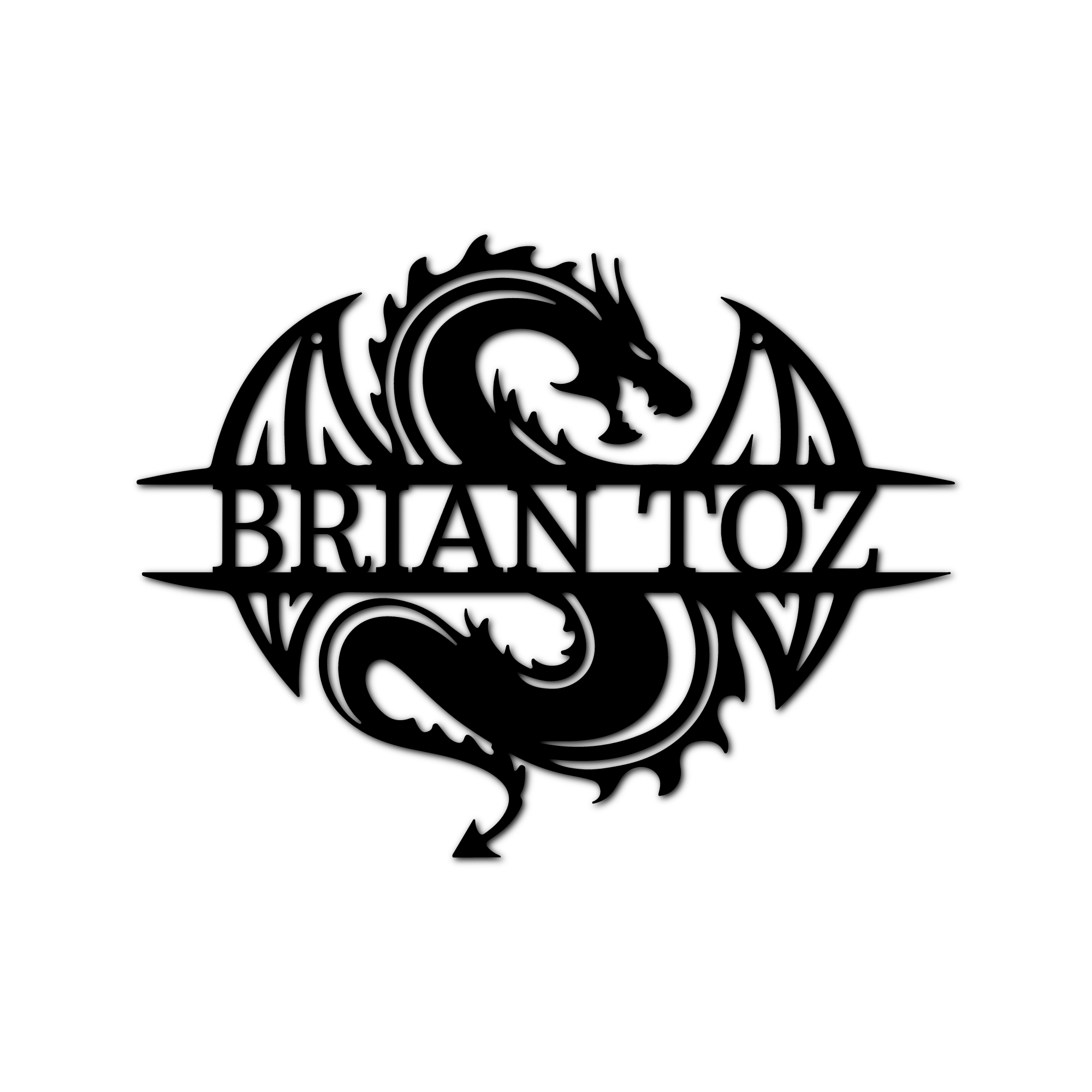 Celtic Dragon Personalized Gifts - Custom Metal Sign