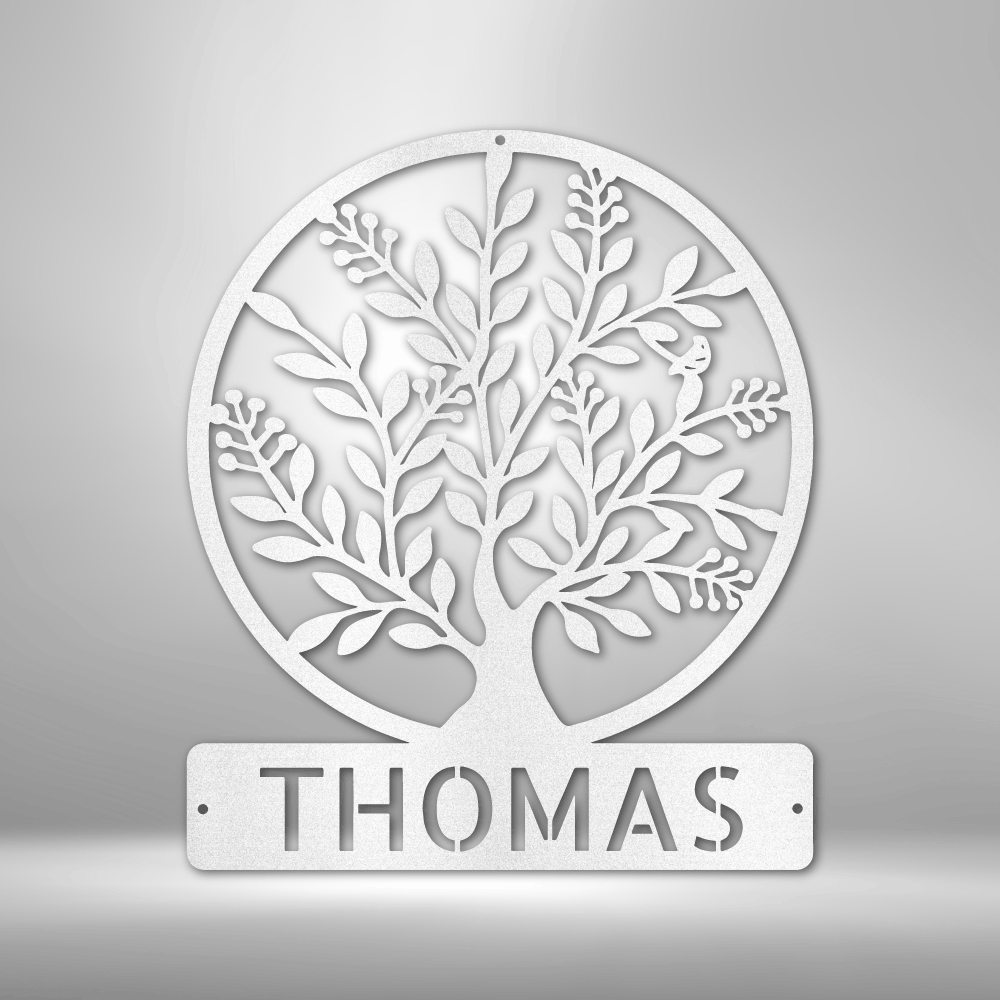 Family Tree Personalized Gifts - Custom Metal Sign