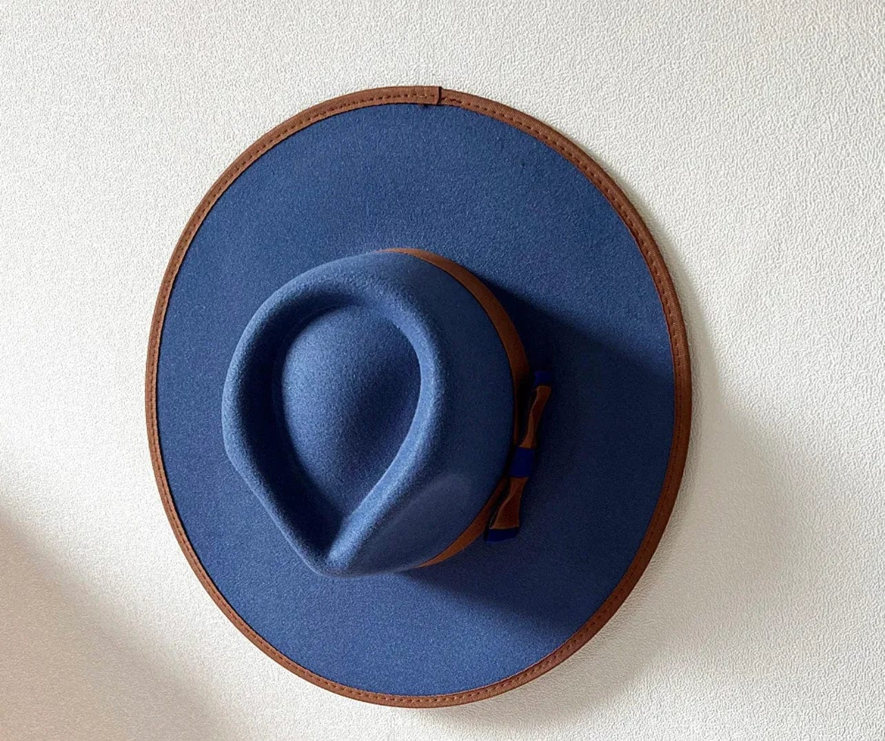 Prestigious Banded Fedora Hat - Unisex, Adjustable Straps Inside, Polyester Interior, Cotton Exterior, Available in Various Colors-9