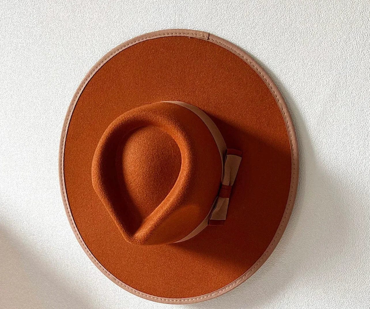 Prestigious Banded Fedora Hat - Unisex, Adjustable Straps Inside, Polyester Interior, Cotton Exterior, Available in Various Colors-10