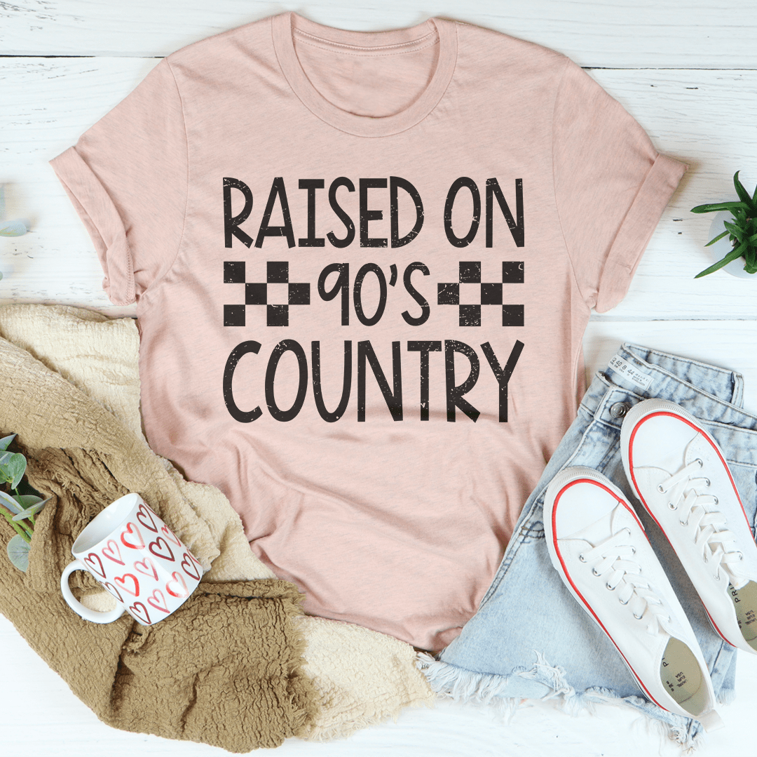 Raised On 90's Country Tee-0