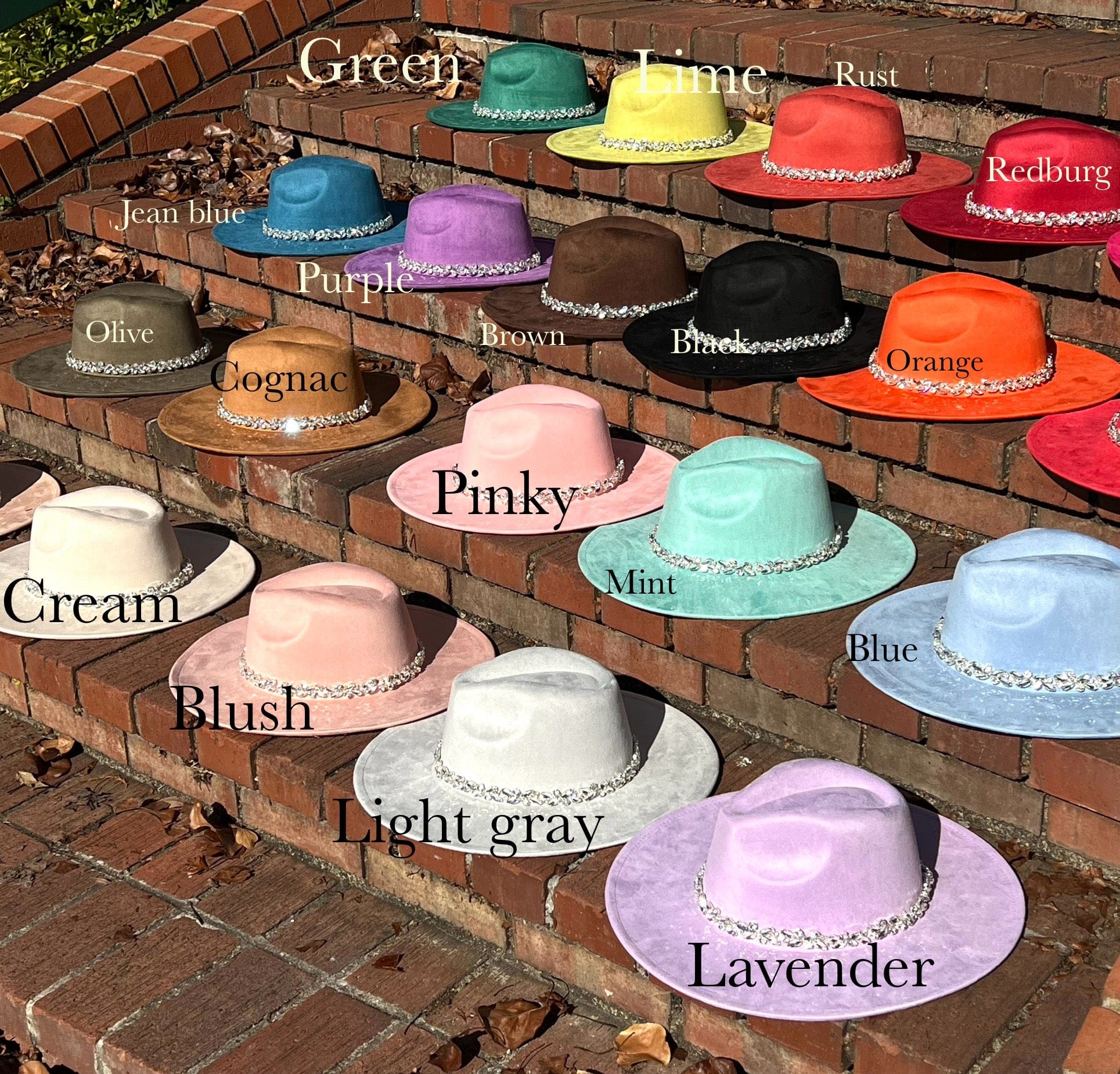 Raw diamond Vegan Fedora Hat-1