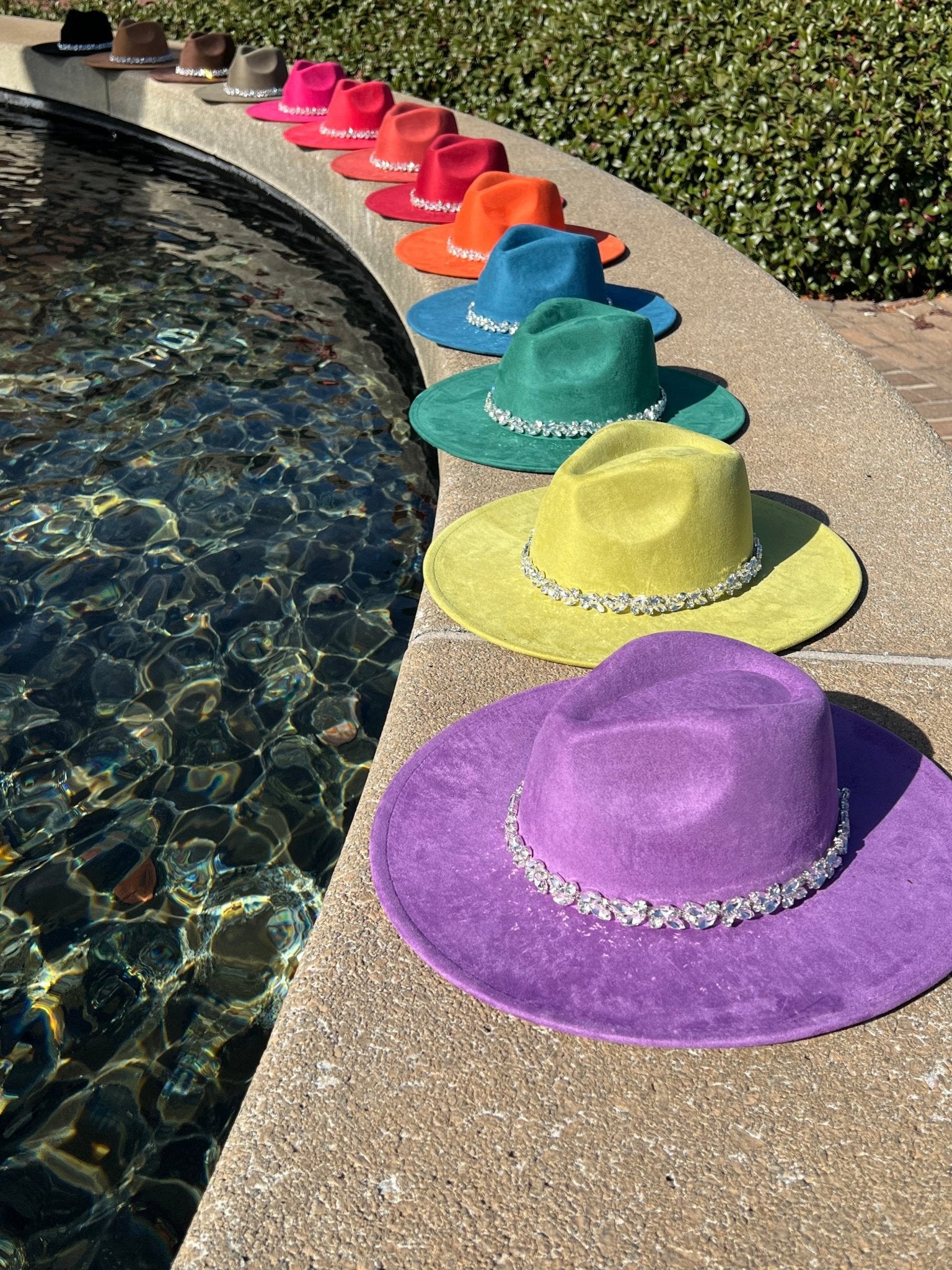 Raw diamond Vegan Fedora Hat-4