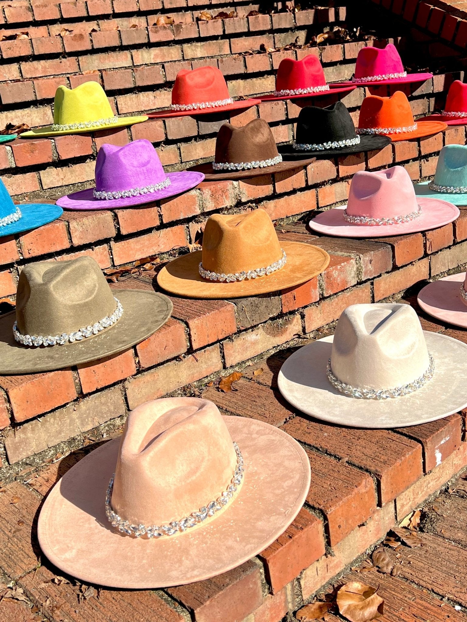 Raw diamond Vegan Fedora Hat-0