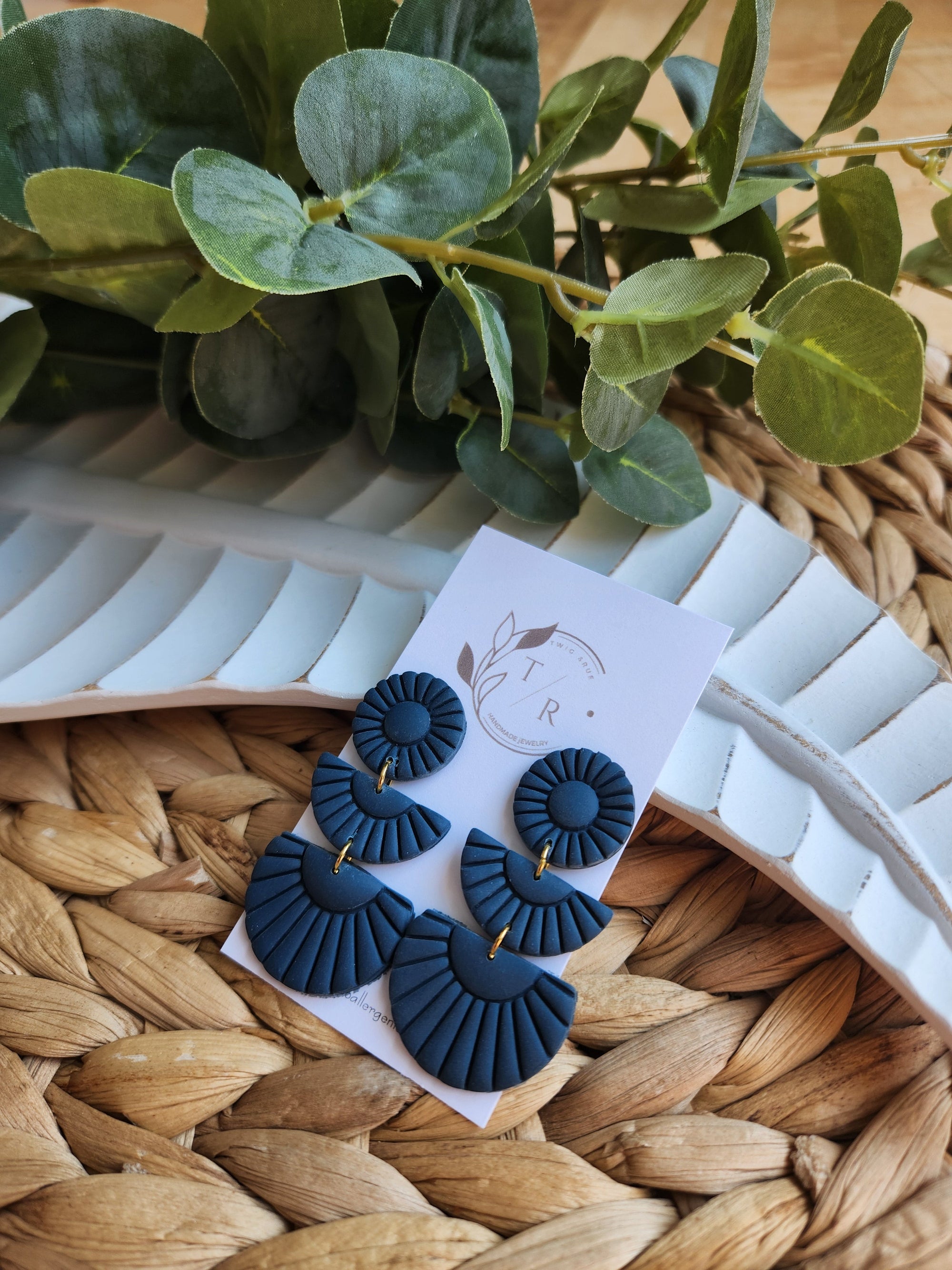 Sylvie|  Clay statement earring
