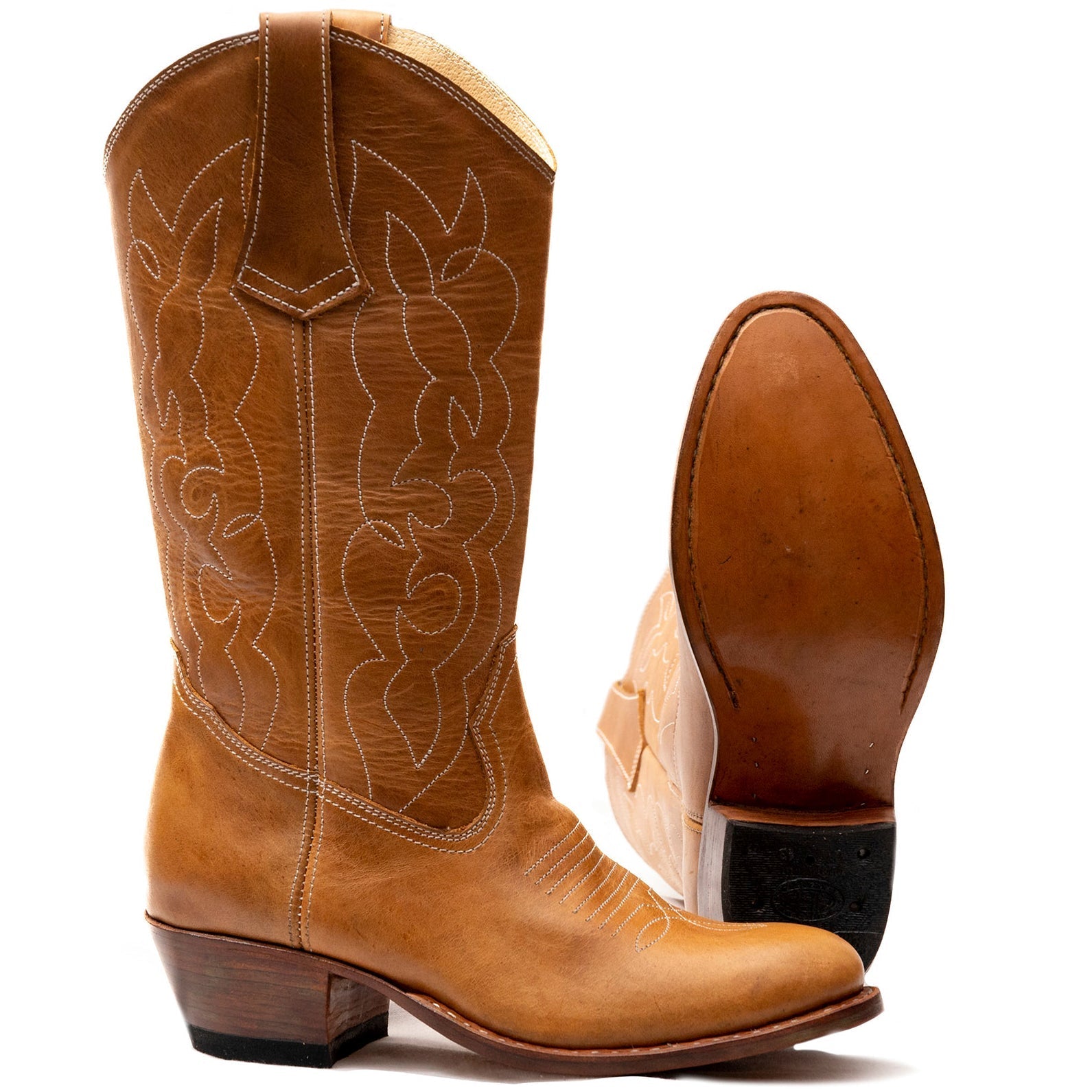 Custom Round Toe Cowgirl Boots