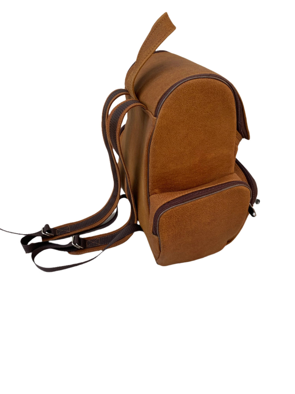 Premium Full Grain Leather Backpack: Classic Style & Durability"