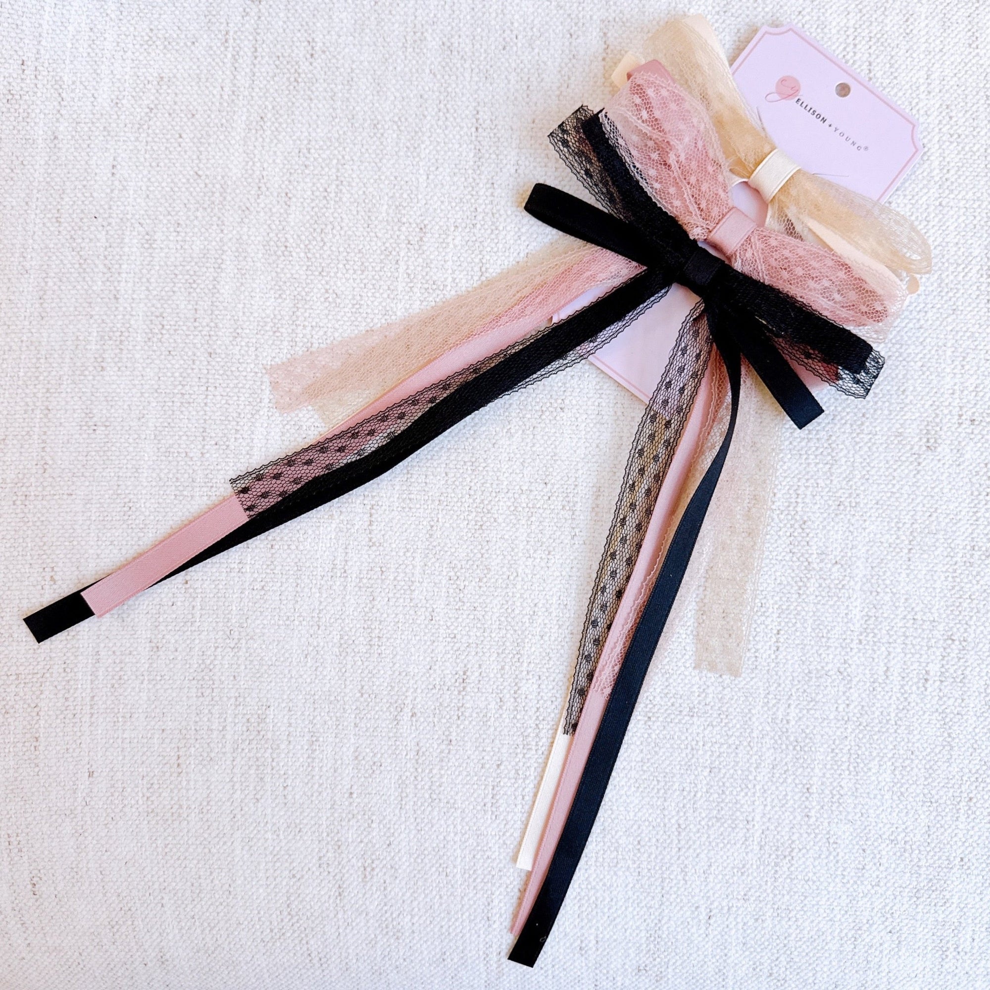 Slim Mix Lace Bow Set Of 3-2