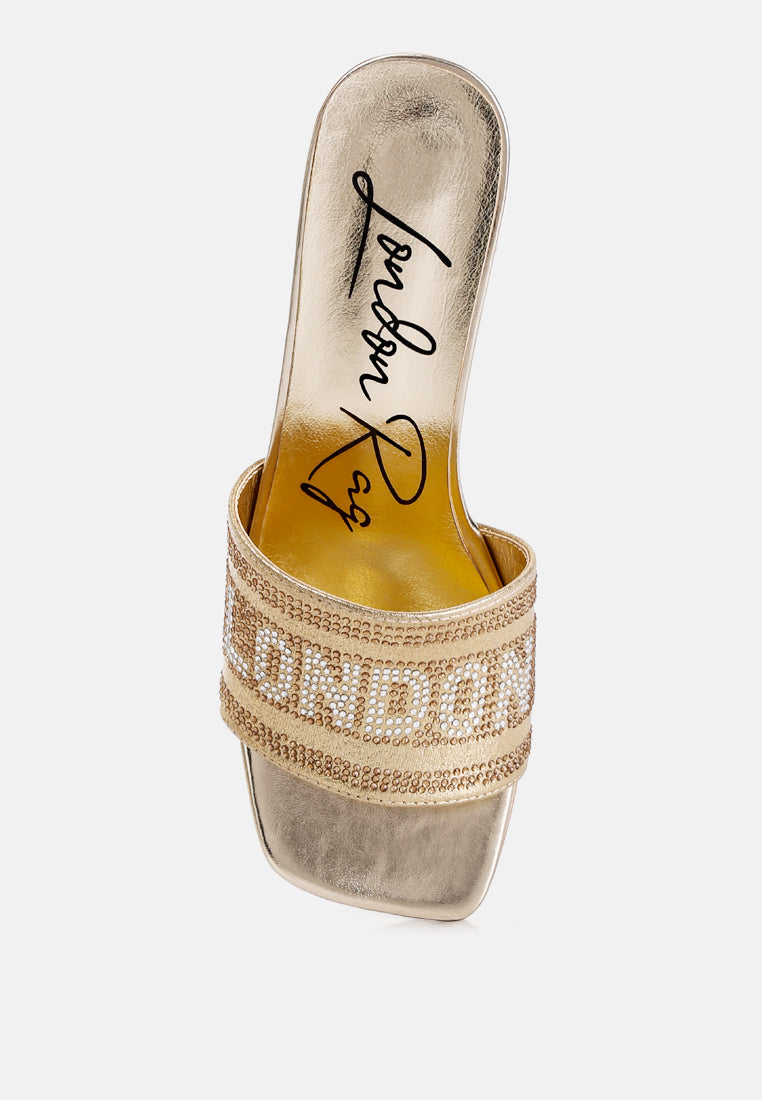 Starks Rhinestone Embellished London Sandals-3