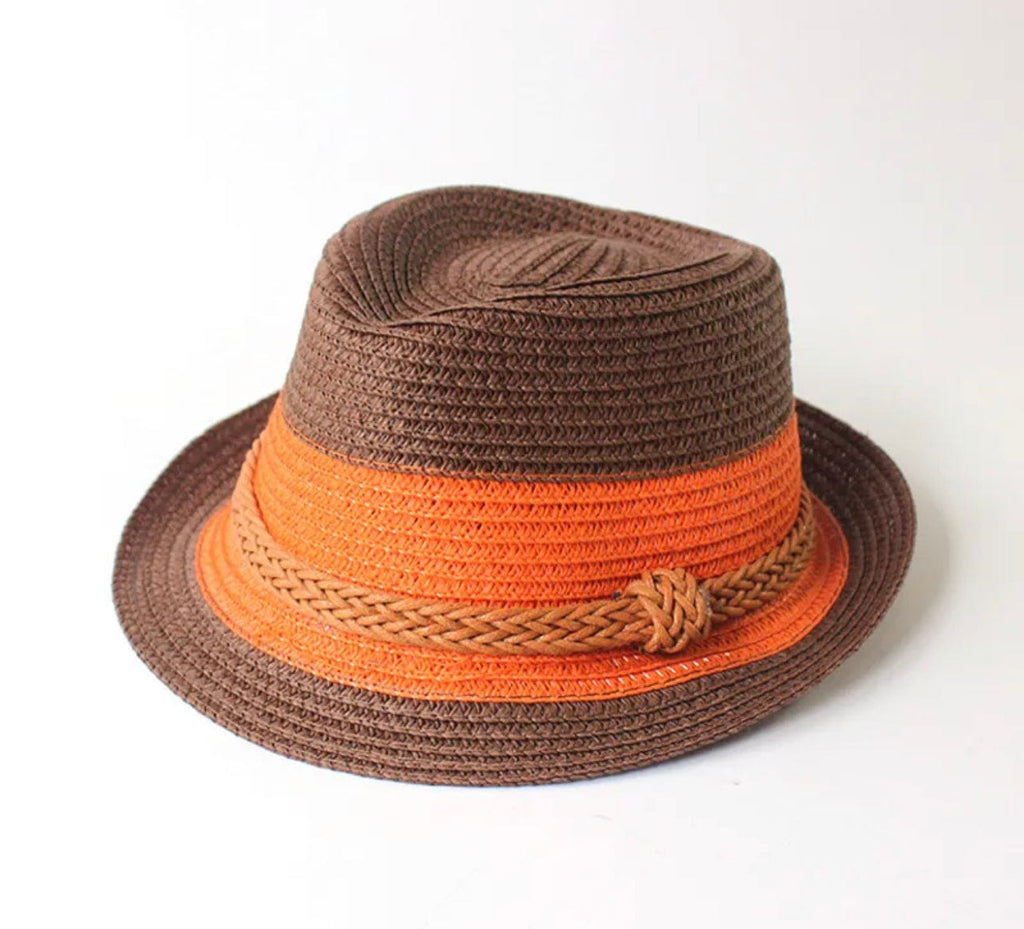 Straw Jazz Fedora-orange-1