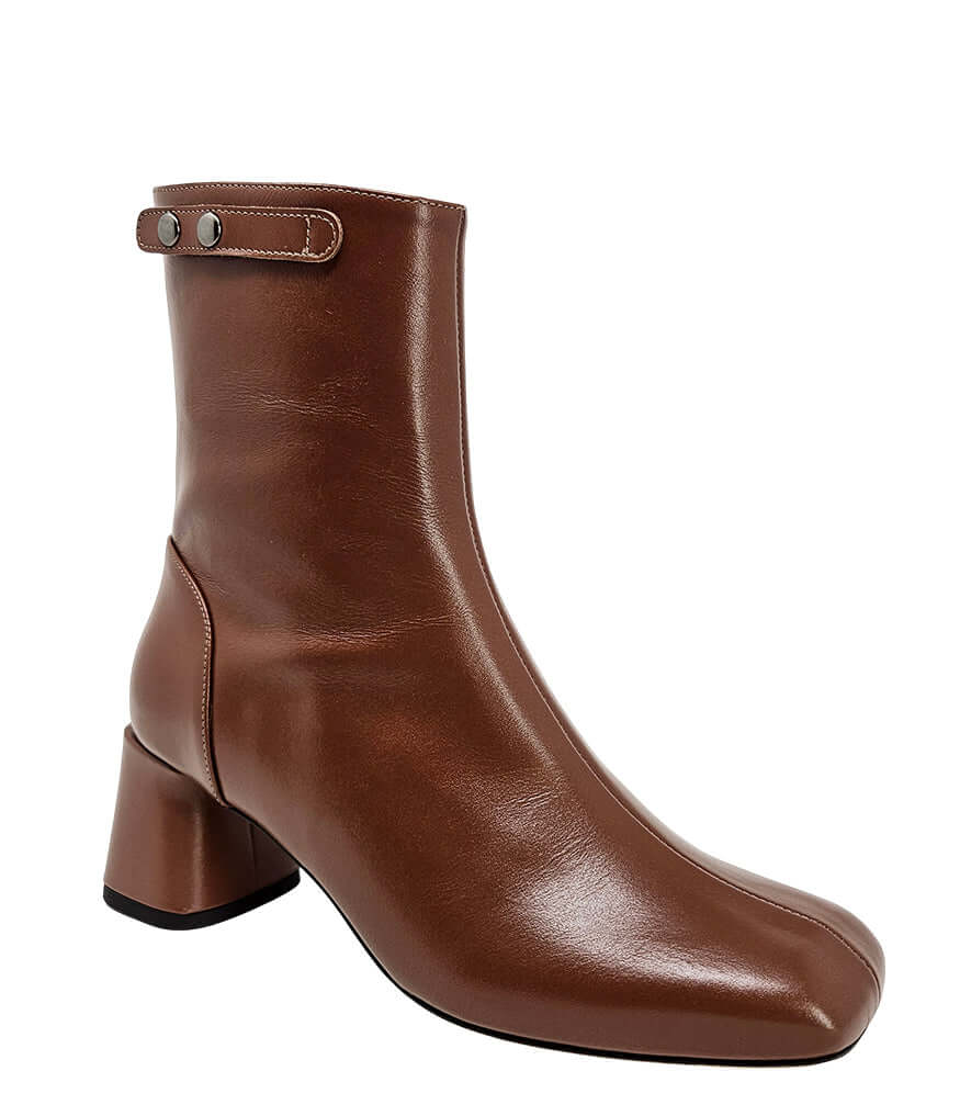 The Keli Chocolate Ankle Boot