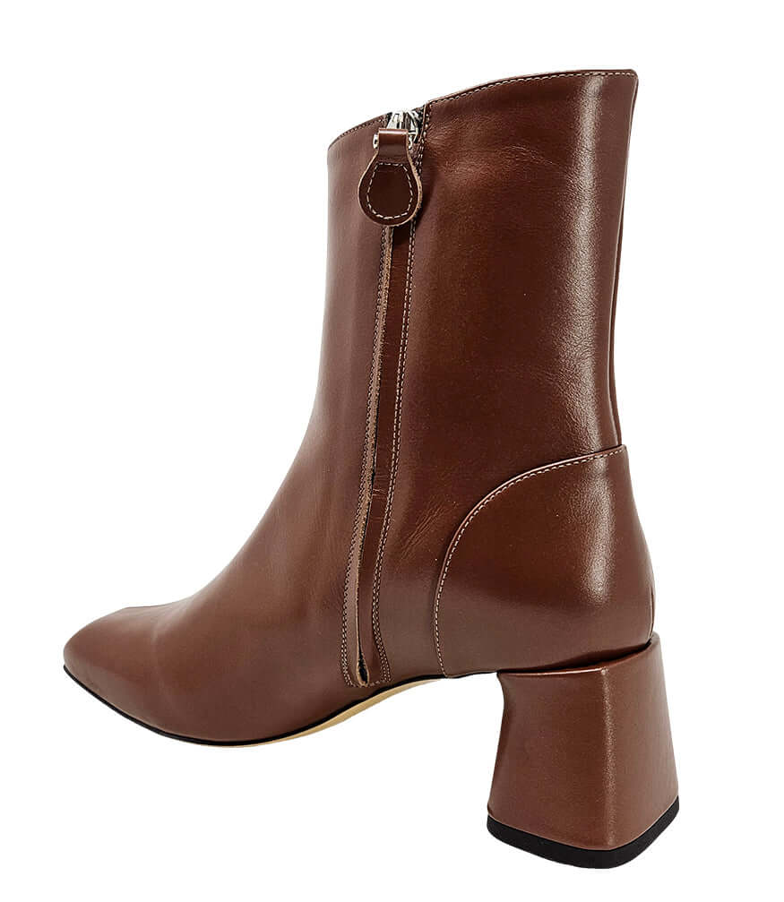 The Keli Chocolate Ankle Boot