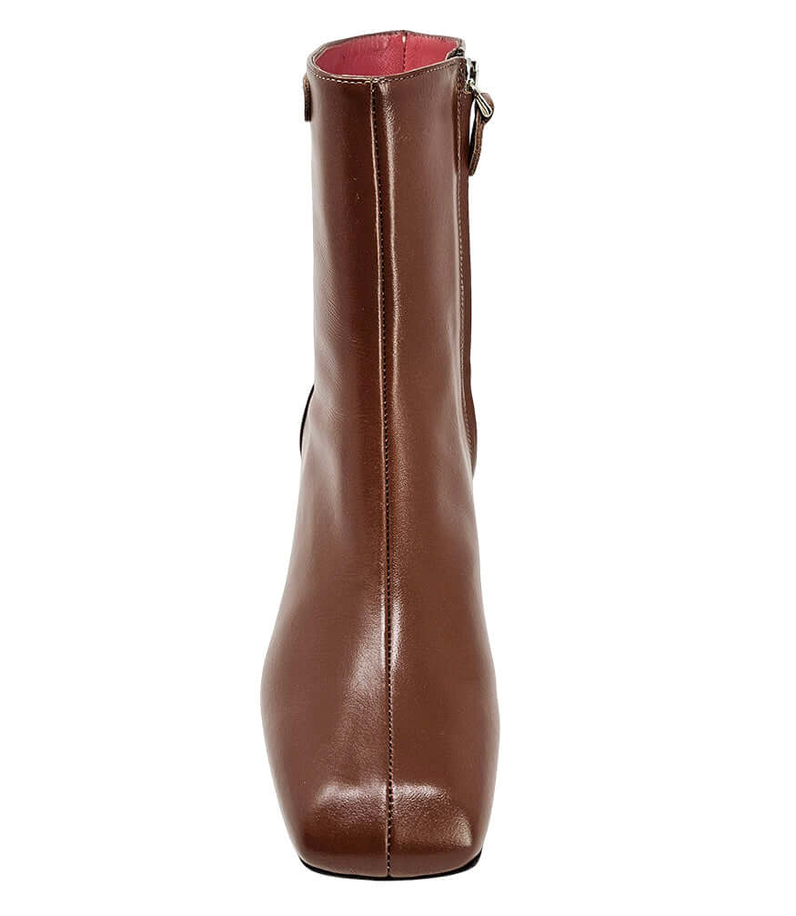 The Keli Chocolate Ankle Boot