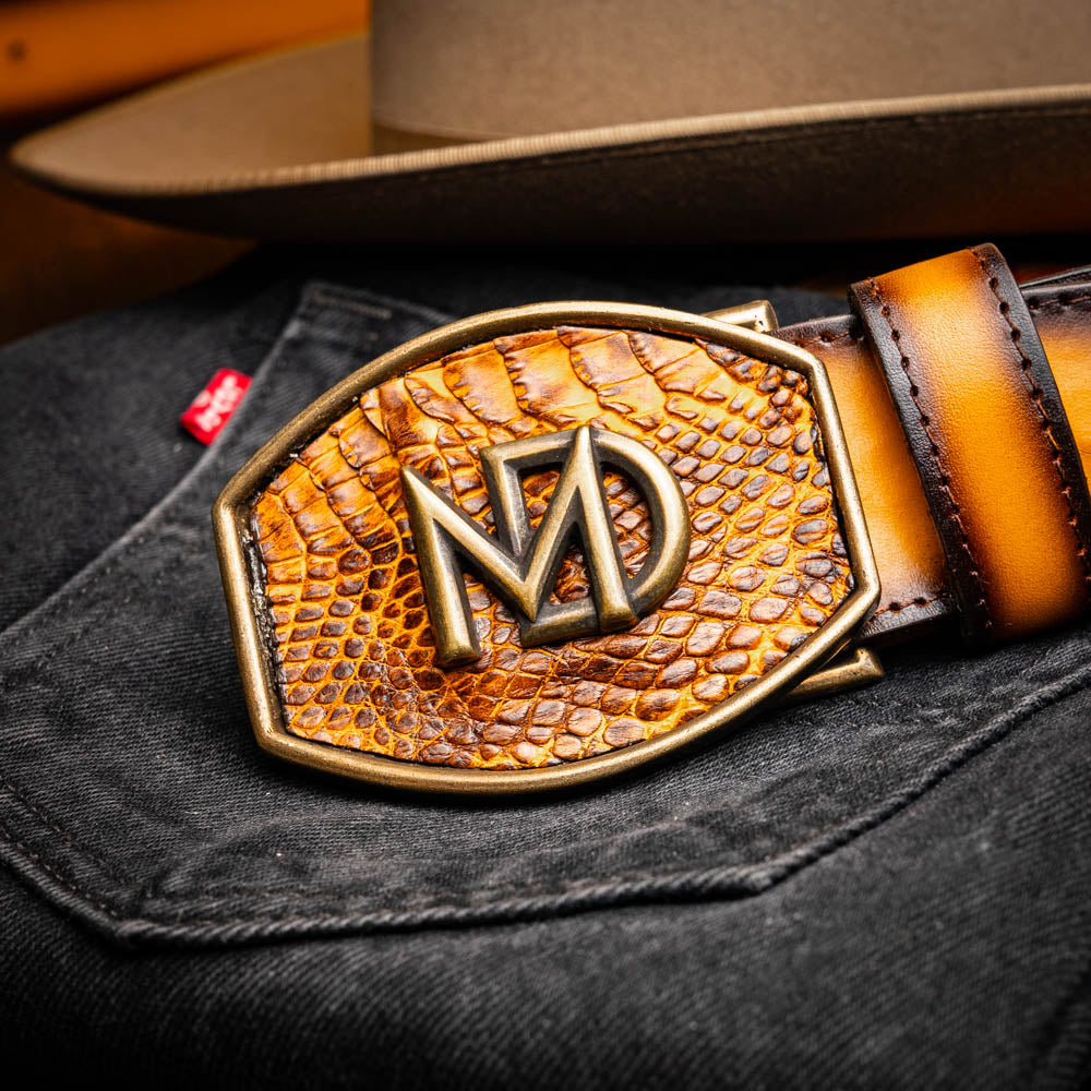 Texas Belt Mustard / Brown