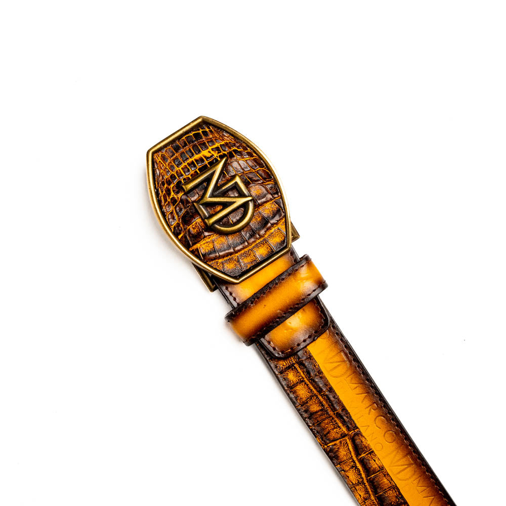 Texas Belt Mustard / Brown