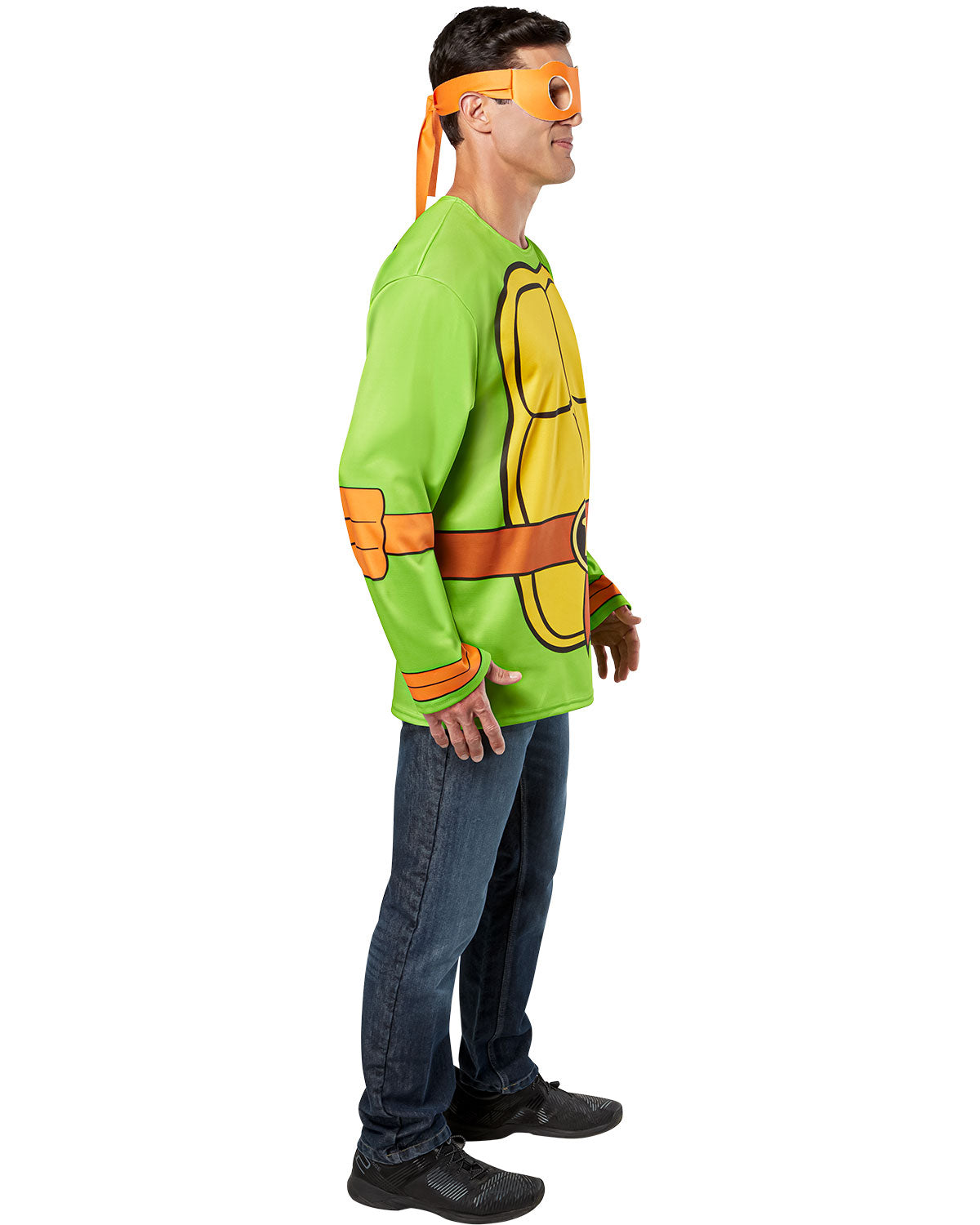 Mens Teenage Mutant Ninja Turtles Michelangelo Costume Top