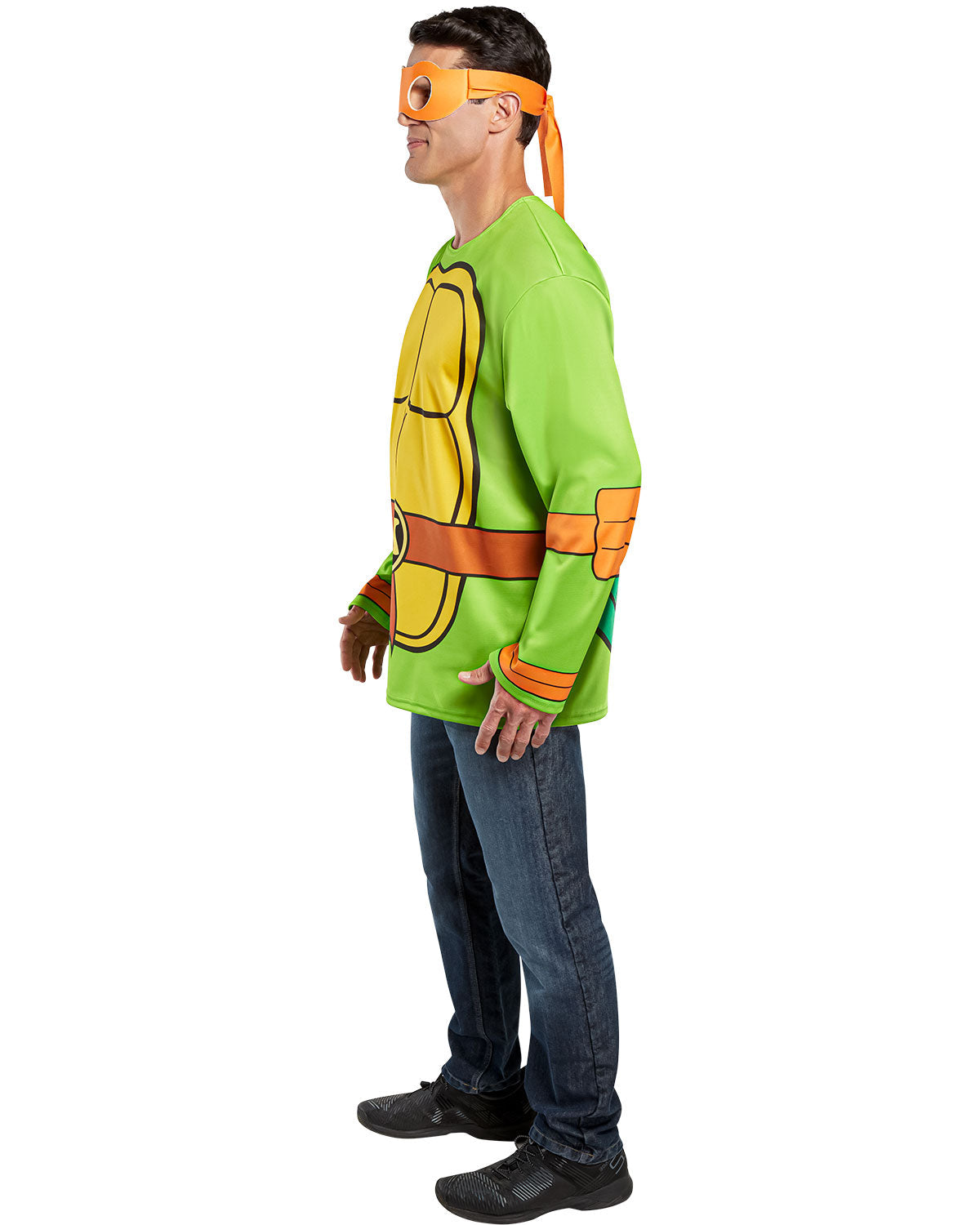 Mens Teenage Mutant Ninja Turtles Michelangelo Costume Top