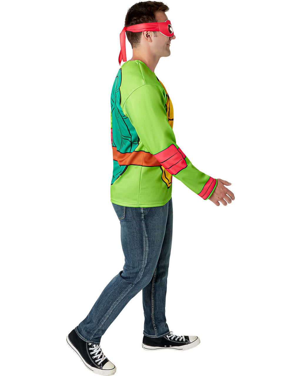 Mens Teenage Mutant Ninja Turtles Raphael Costume Top