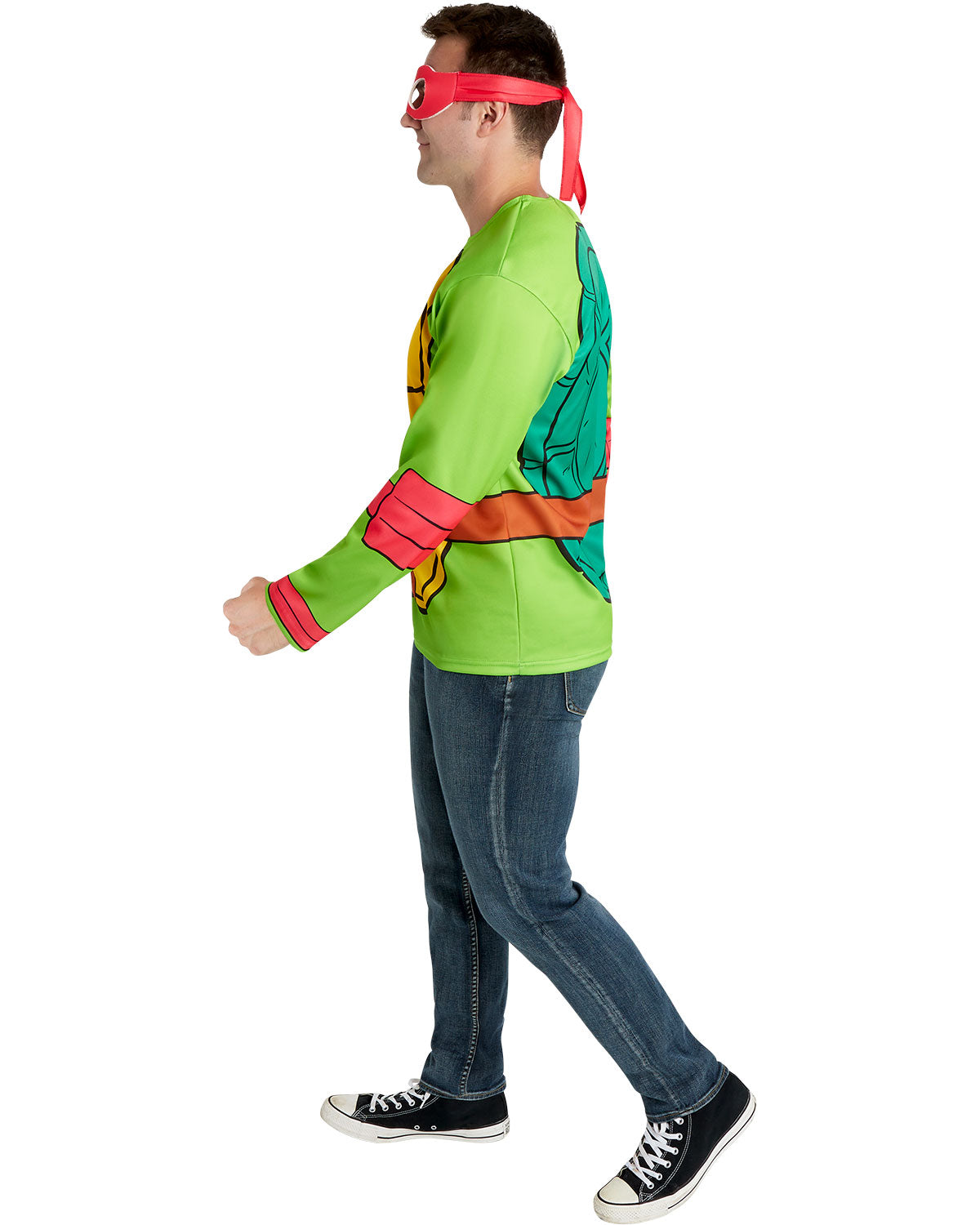 Mens Teenage Mutant Ninja Turtles Raphael Costume Top