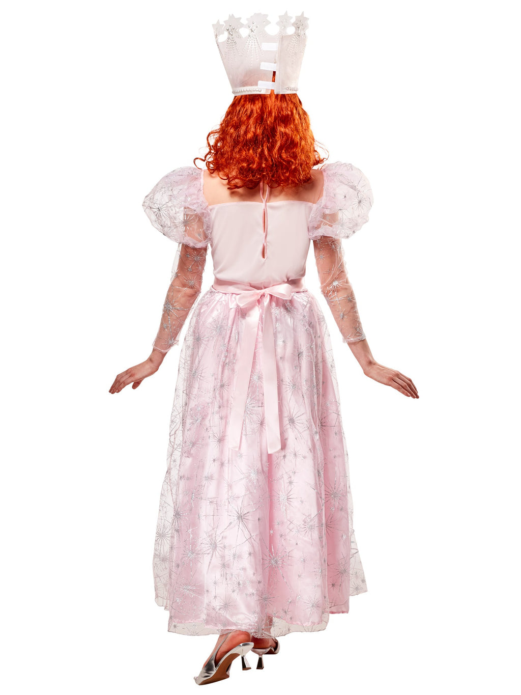 Womens Wizard of Oz Glinda the Good Witch Dress and Tiara Costume