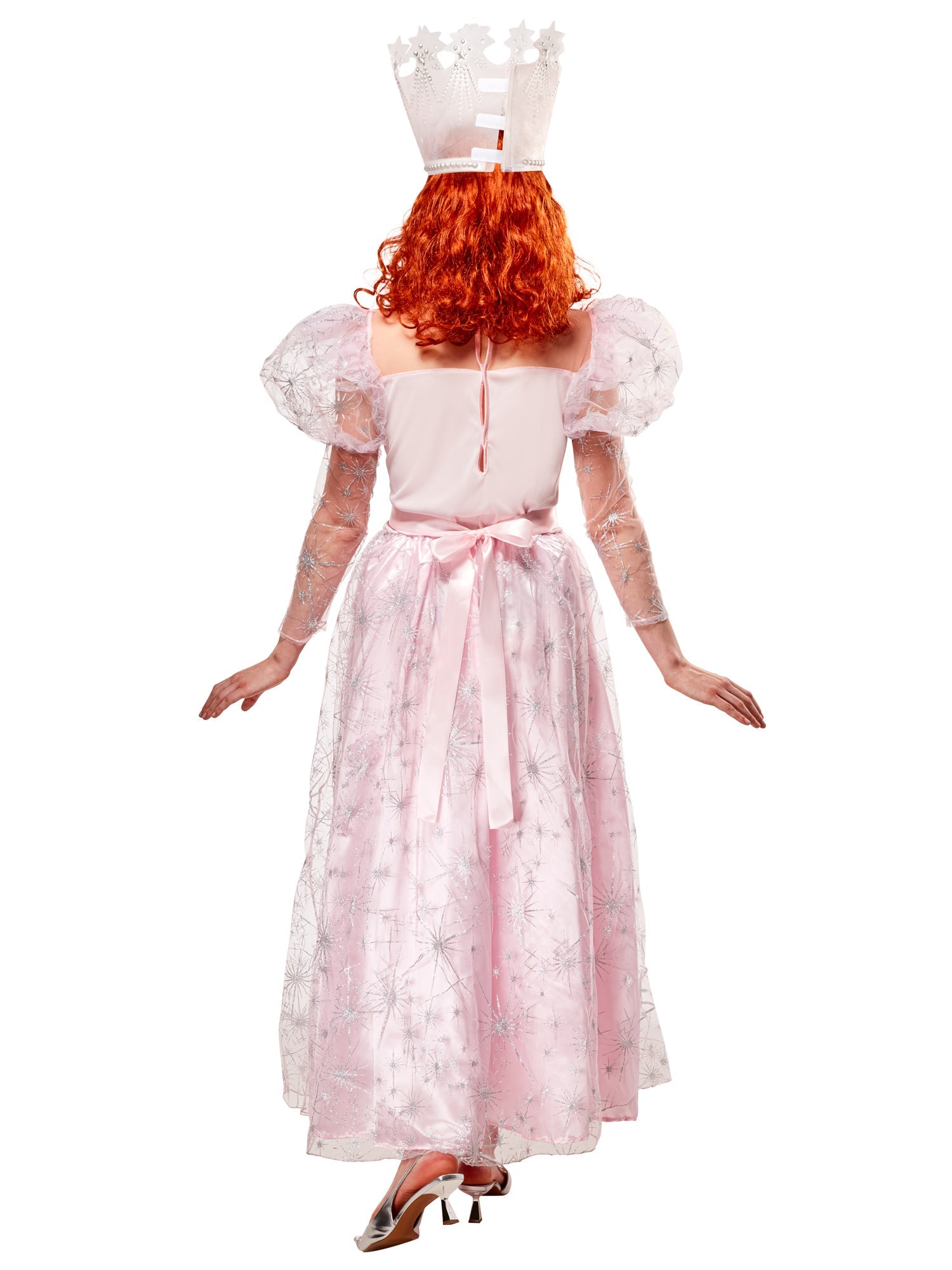 Womens Wizard of Oz Glinda the Good Witch Dress and Tiara Costume