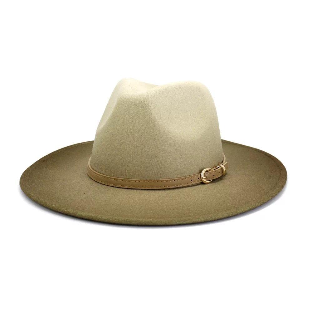 Wide Brim Gradient Fedora-4