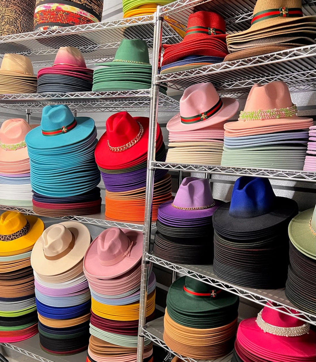 Wide Stiff Brim Straw Hat-3